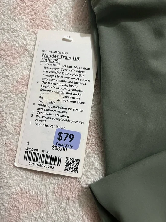 lululemon athletica Olive Green High-Rise Leggings - Picture 2 of 2